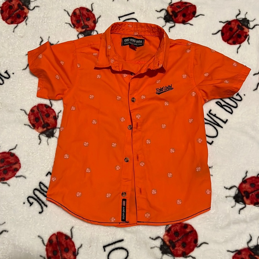 Boys Ecko Unlimited 5T Button-up Baseball Shirt